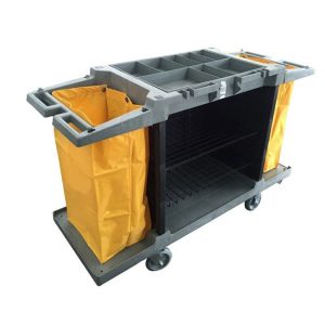 Carro de servicio para hotel con doble bolsa│RWA