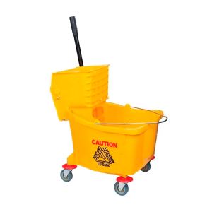 Balde con escurridor amarillo de 36Lts│RWA