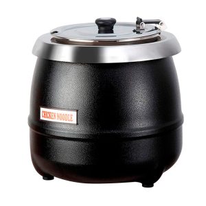 Olla sopera eléctrica color negra 10.5qt  │Atosa - Imagen 1